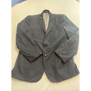 Patrick James Men’s Navy Blue Hyde Park 2 Button Blazer Size 42L